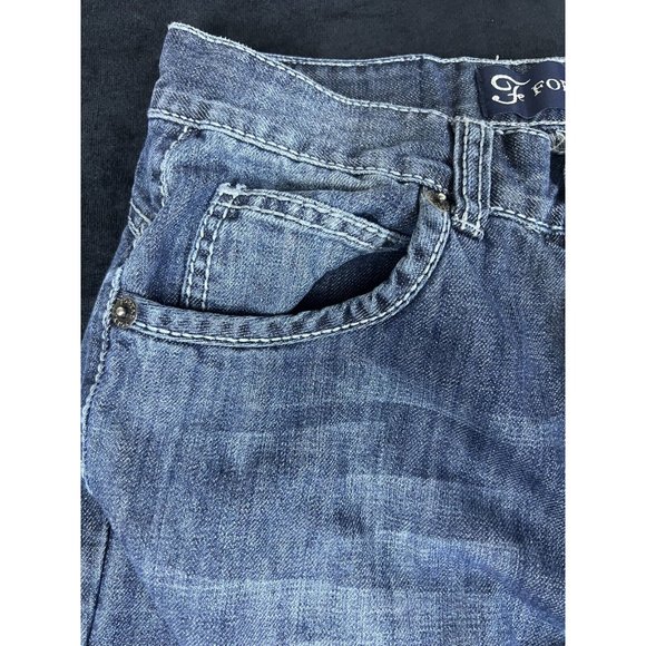 Fe Foeyal Mens Blue Denim Jeans Pants Straight Leg Size 30 - Picture 4 of 14